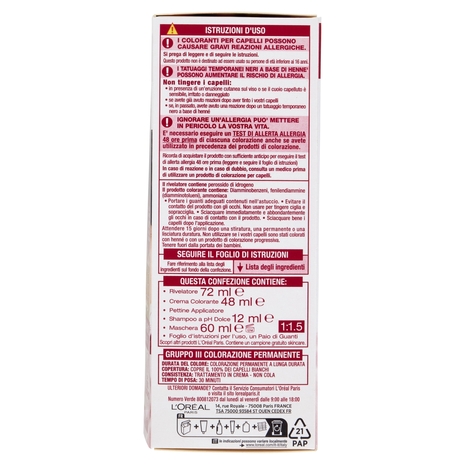 L'Oréal Paris Excellence Creme Colorazione Triplo Trattamento 4 Castano